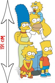 Figurine Géante Famille Simpson Les Simpson accessoire
