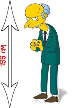 Figurine Géante Mr Burns Les Simpson accessoire
