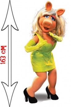 Figurine Géante Miss Piggy The Muppet Show accessoire