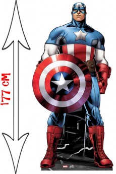 Figurine Géante De Captain America Avengers accessoire
