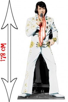Figurine Géante Elvis Presley Concert Las Vegas accessoire