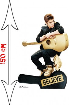 Figurine Géante Justin Bieber Guitare accessoire