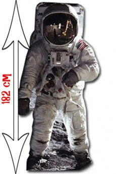 Figurine Géante Astronaute Buzz Aldrin accessoire