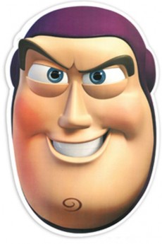 Masque Carton Adulte Buzz L\'Eclair Toy Story accessoire