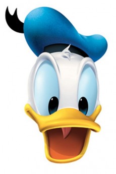 Masque Carton Adulte Donald Mickey et Friends accessoire