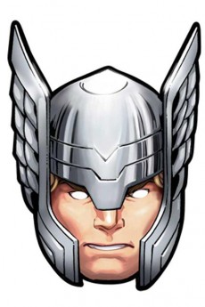 Masque Carton Adulte Thor Avengers accessoire