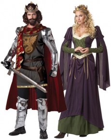 Couple du Roi Arthur costume