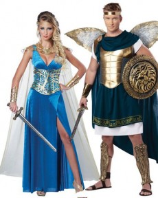 Couple Guerrier Mythologie costume