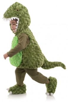 Déguisement Peluche Enfant T Rex Vert costume