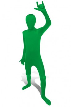 Seconde Peau Morphsuit™ Enfant Verte costume