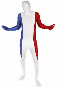 Seconde Peau Morphsuit™ Drapeau Tricolore costume