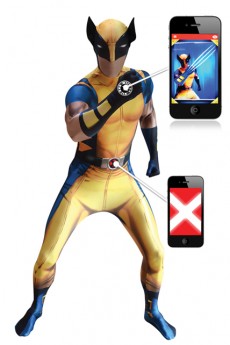 Seconde Peau Morphsuit™ Wolverine Digital costume