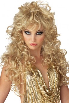 Perruque Séductrice Blonde Boucle accessoire
