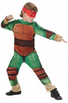 Déguisement Enfant Tortue Ninja Et 4 Masques costume