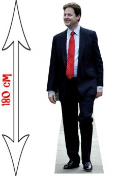 Figurine Géante Nick Clegg Démocrates Libéraux accessoire
