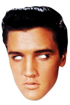 Masque Carton Adulte Elvis Presley Star accessoire