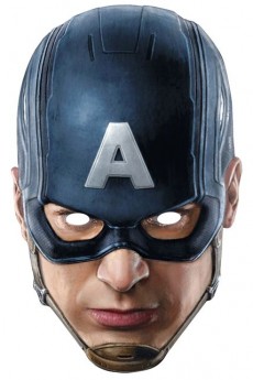 Masque Carton Adulte Captain America Avengers accessoire