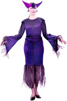 Costume Mortissia Violette Avec Tulle costume