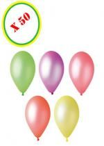 Sachet De 50 Ballons Fluorescents Couleur accessoire