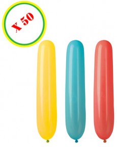 Sachet De 50 Ballons Saucisses Longueur 50 Cm accessoire