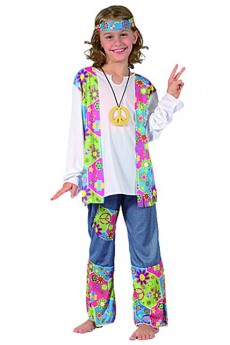 Déguisement Fille Hippie costume