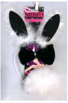 Set Bunny En Noir Et Blanc accessoire
