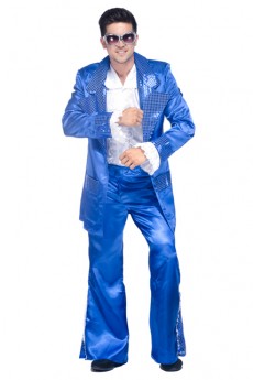 Costume King Disco Bleu costume