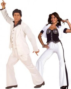 Couple Danseur Disco 1980 costume