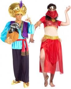 Couple Oriental Charmeur De Serpents costume