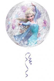 Ballon La Reine Des Neiges Clear Orbz de 38 X 40 Cm accessoire