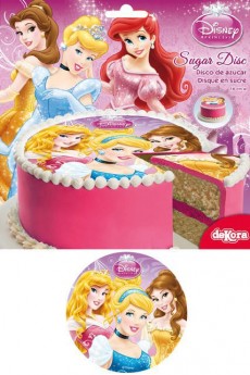 Disque En Sucre Disney Princesses accessoire