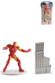Kit Décoration Pour Pâtisserie En Pvc Iron Man accessoire