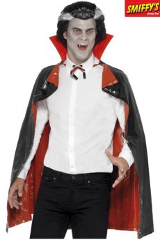 Cape Vampire Réversible PVC costume