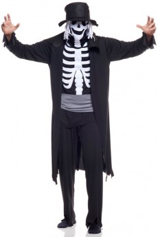Déguisement Adulte Squelette Dandy costume
