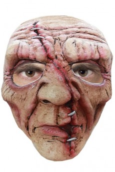 Masque Latex Adulte Zombie Blessé accessoire