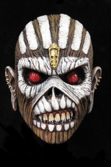 Masque Latex Adulte Book Of Souls Iron Maiden accessoire