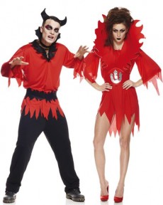 Couple Magnifique Diablesse et Diable costume