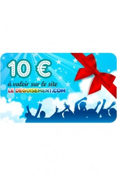 Carte Cadeau Valeur 10 Euros accessoire