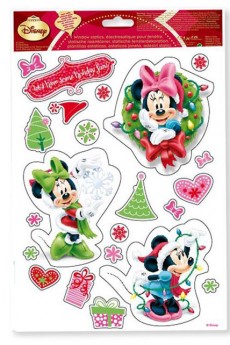 Stickers Électrostatiques Minnie Mouse Noël accessoire