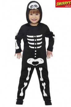 Déguisement De Squelette Blanc et Noir Enfant costume