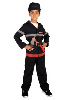 Pompier Enfant En Housse Luxe costume