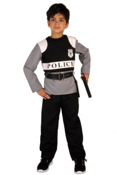 Policier Enfant En Housse Luxe costume