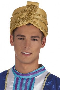 Turban Sultan Satin Dore accessoire