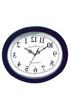 Horloge Murale Ovale Chiffre Inverse accessoire