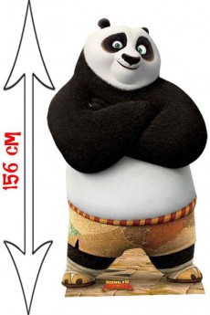 Figurine Géante Carton Po Kung Fu Panda 2 accessoire