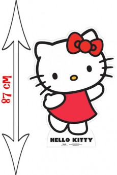 Figurine Carton Hello Kitty 87 Cm accessoire