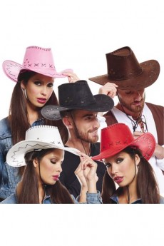 Lot De 12 Chapeaux Cowboy Texas Adulte accessoire