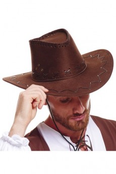 Chapeau CowBoy Texas Marron Adulte accessoire