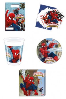 Vaisselles Jetables Spiderman Web Warriors accessoire