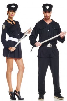 Couple Police Quartier costume